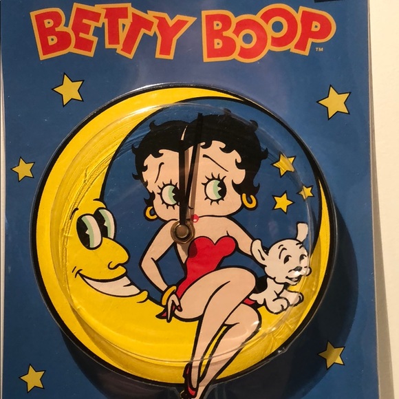 BRIGHT IDEA LIMITED Other - NWT RARE BETTY BOOP SWING’N STAR MOON CLOCK